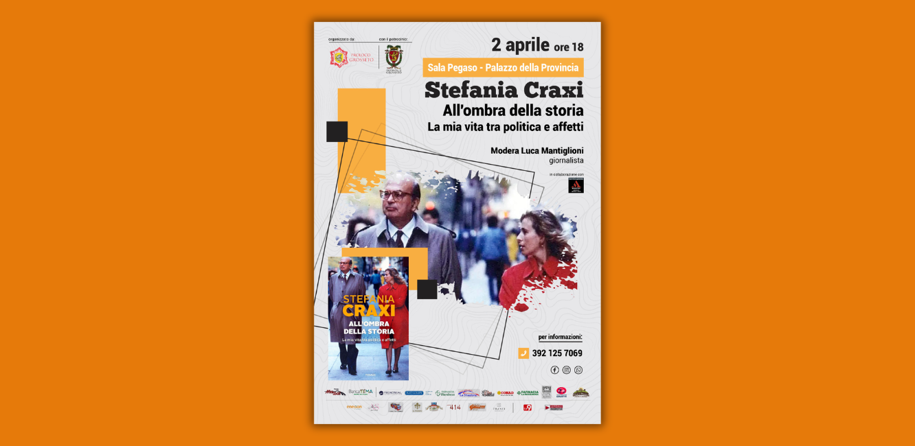 Presentazione del libro di Stefania Craxi “All’ombra della storia – La mia vita tra politica e affetti”