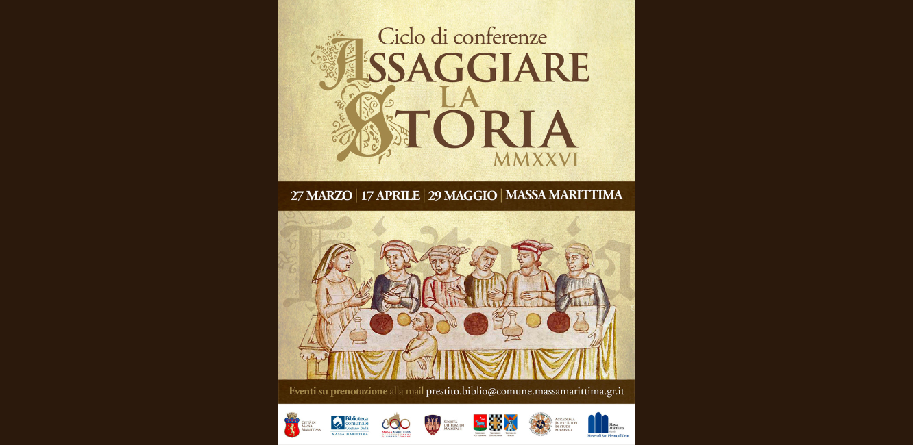 “Assaggiare la storia”: un ciclo di conferenze a Massa Marittima con degustazione di piatti medievali