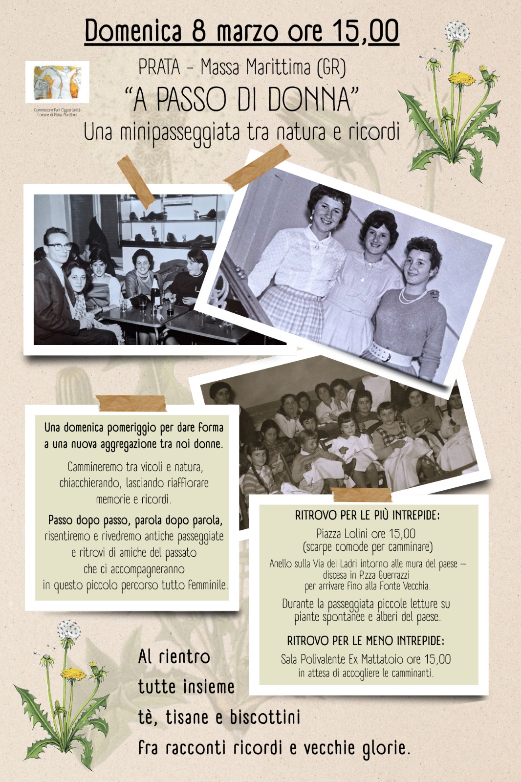 Ecco tutte le iniziative organizzate a Massa Marittima “Intorno all’8 marzo”